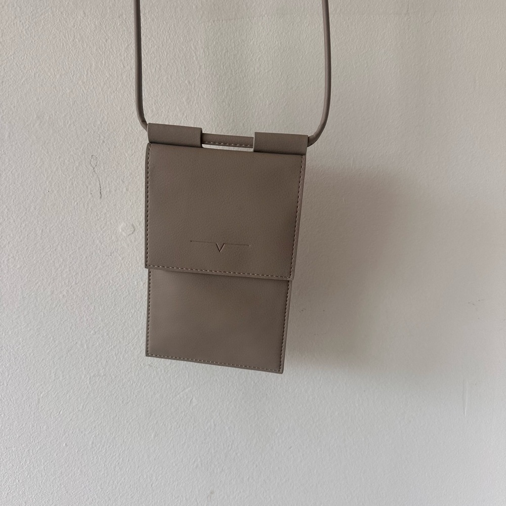 Von Holzhausen Tan Leather Crossbody Bag
